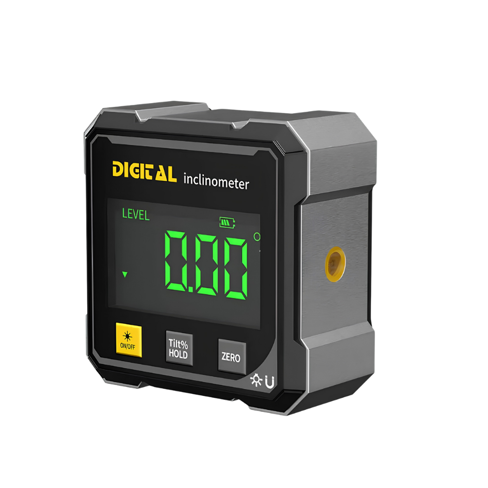 Pocket Digital Level Protractor Inclinometer Professional Digital Display Angle Gauge 360 Degree Magnetic Electronic Level Laser